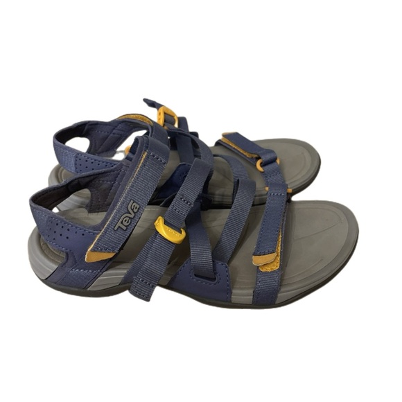 Teva Shoes - Teva Navy and Yellow Sandals